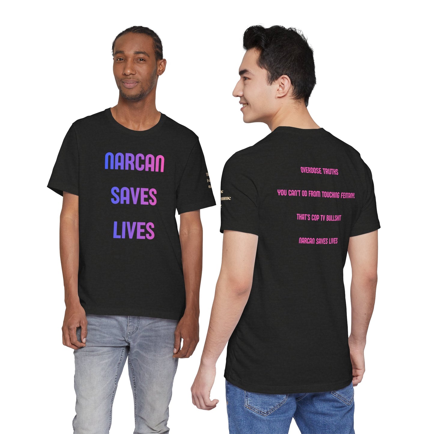 Narcan Saves Lives T‑Shirt — Overdose Awareness & Harm Reduction Tee
