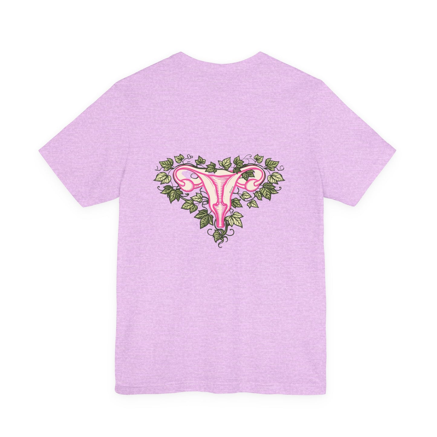 Uterus Floral Tee — "My Uterus is Shedding, You Have Been Warned" Short Sleeve Shirt