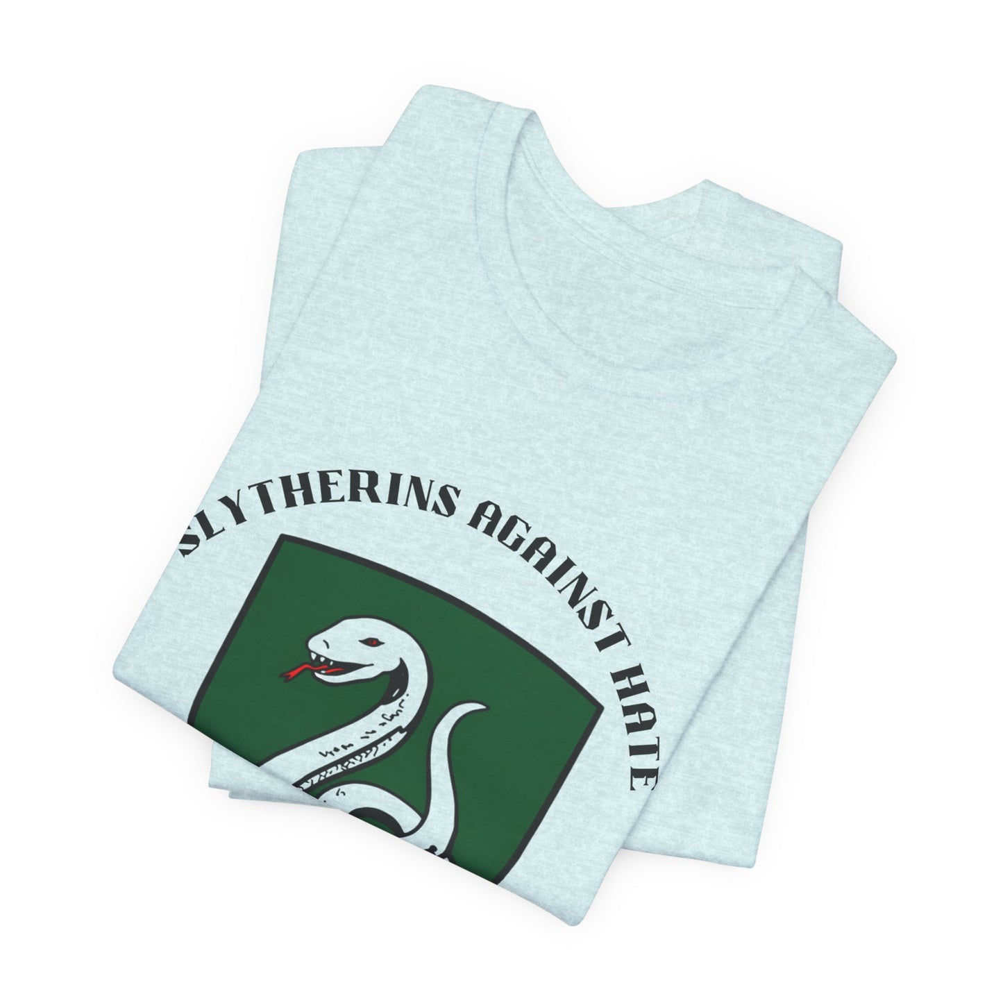 Slytherins Against Hate T-Shirt — Anti-Hate Green Crest Tee