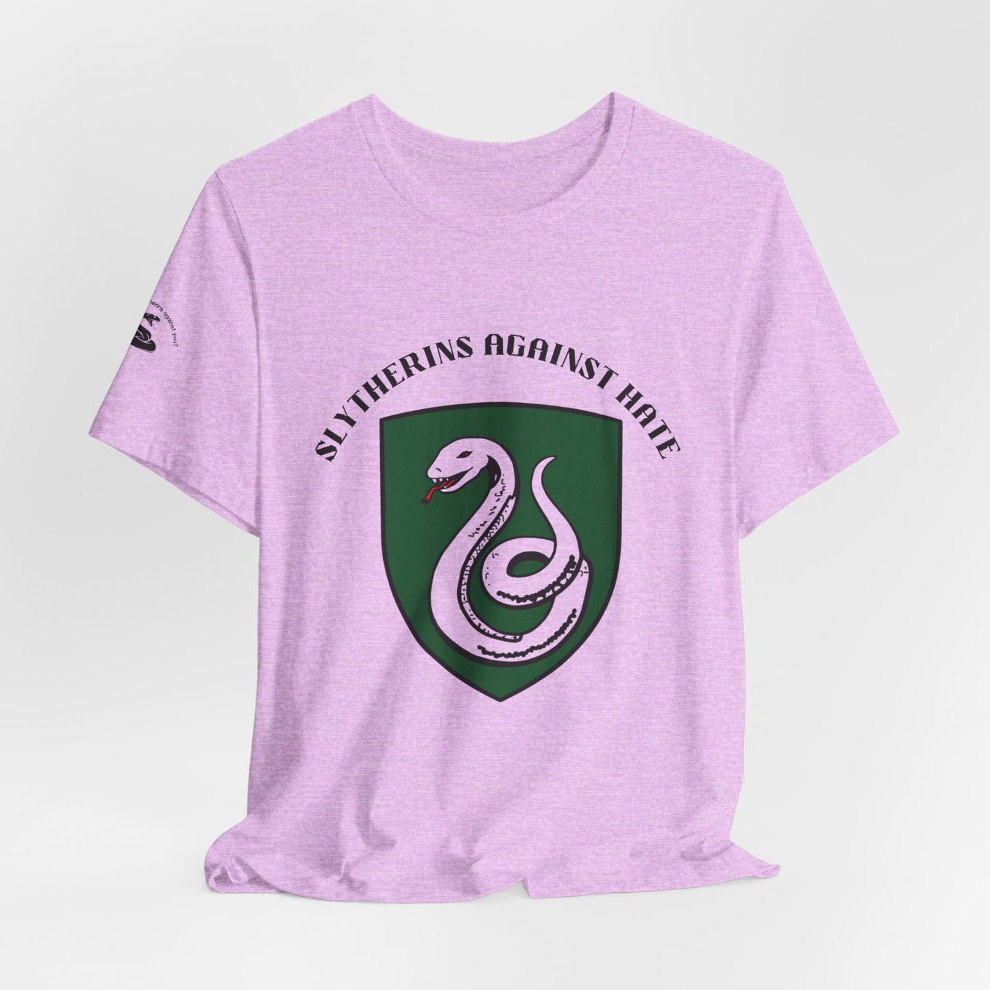 Slytherins Against Hate T-Shirt — Anti-Hate Green Crest Tee