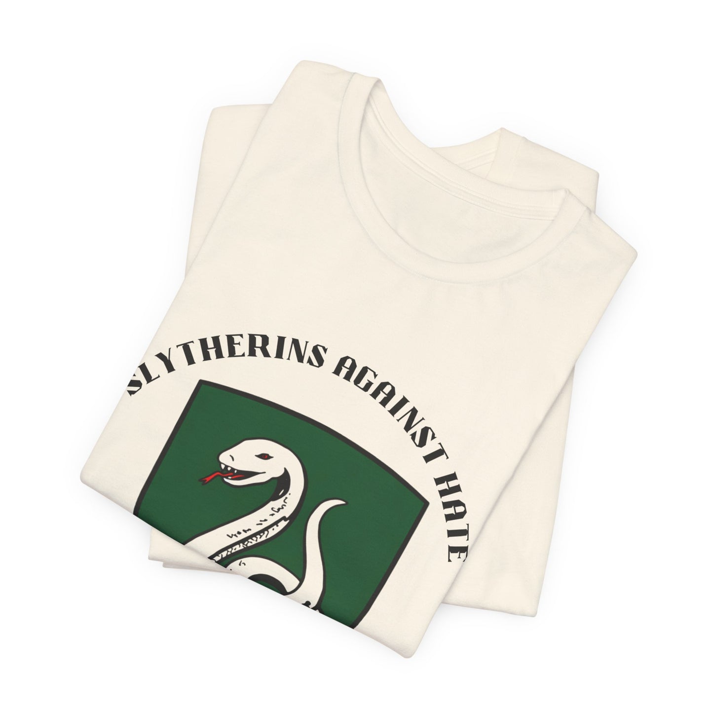 Slytherins Against Hate T-Shirt — Anti-Hate Green Crest Tee