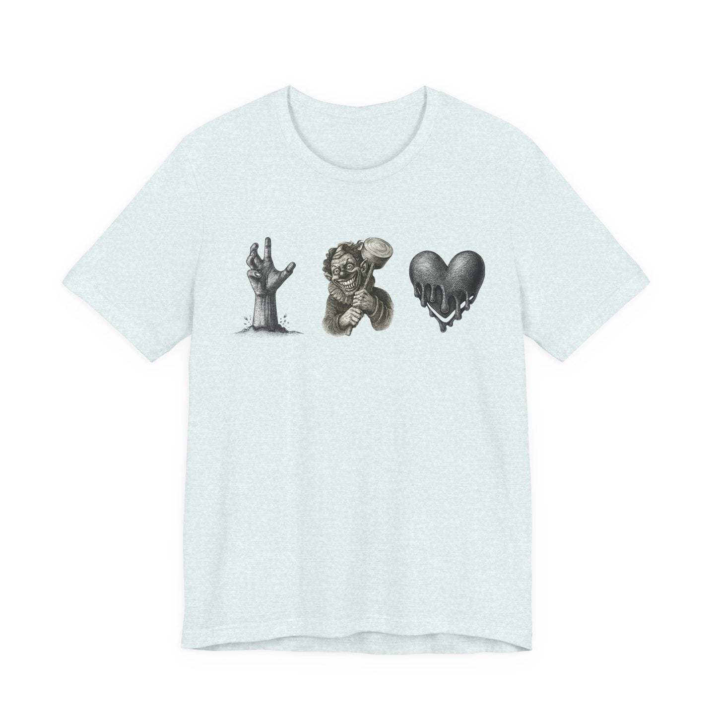 Live, Laugh, Love Horror Graphic Tee