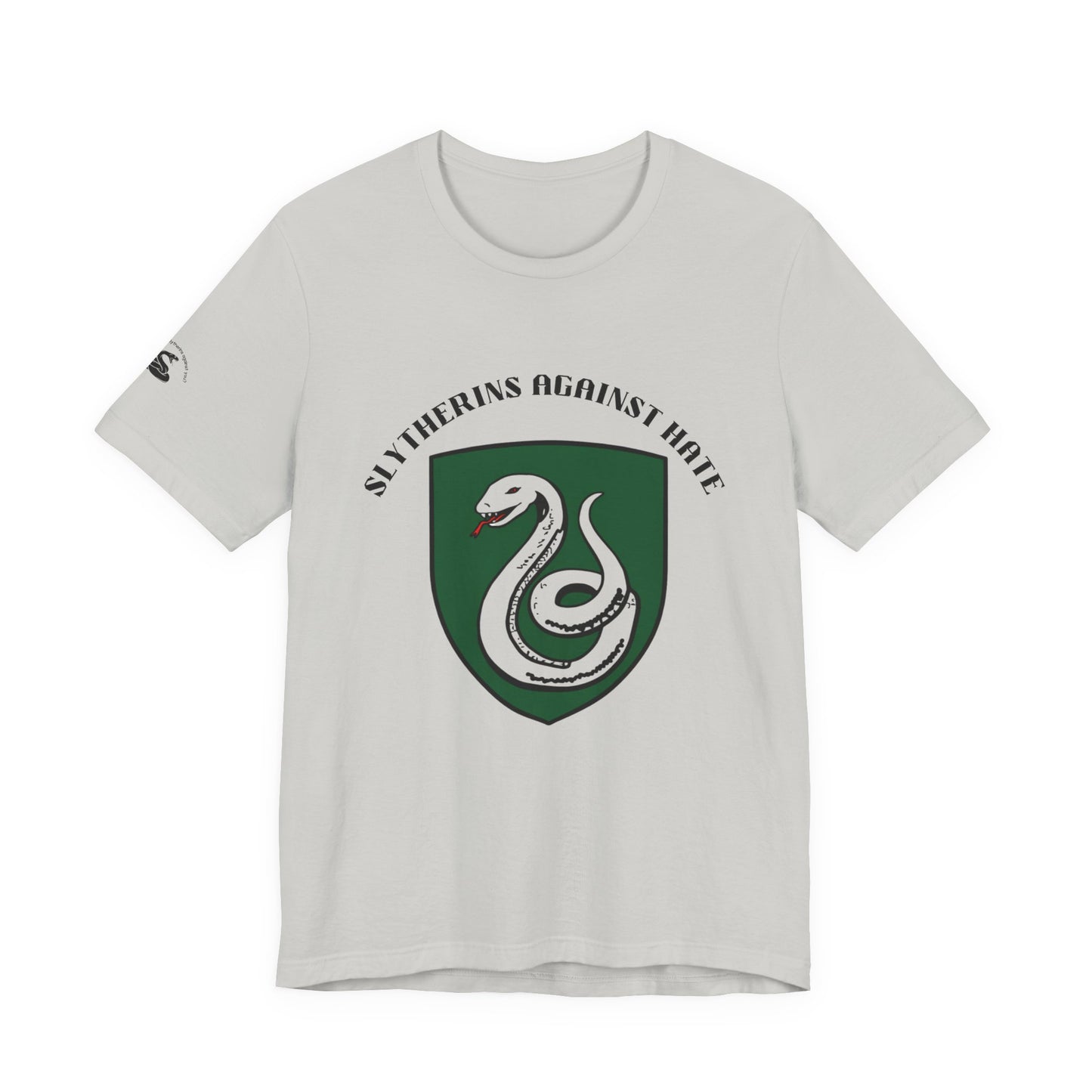 Slytherins Against Hate T-Shirt — Anti-Hate Green Crest Tee