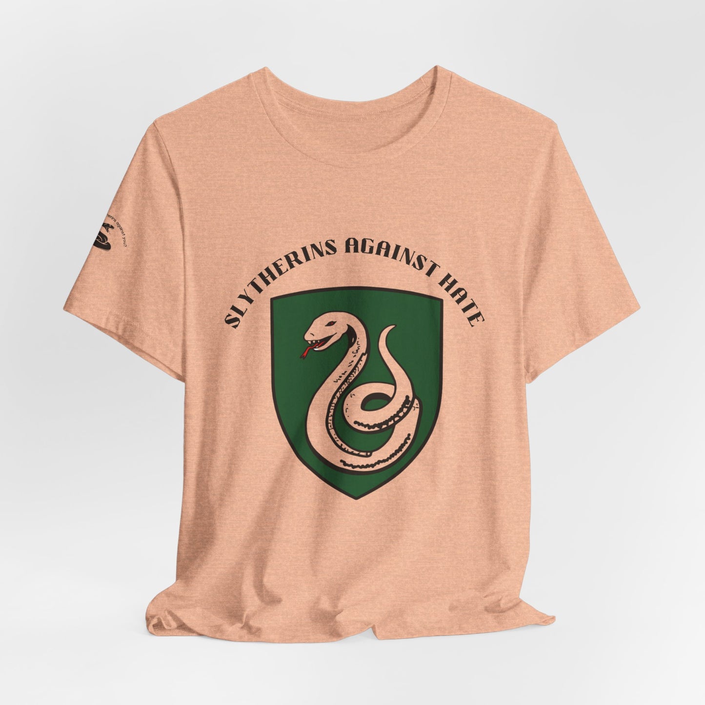 Slytherins Against Hate T-Shirt — Anti-Hate Green Crest Tee
